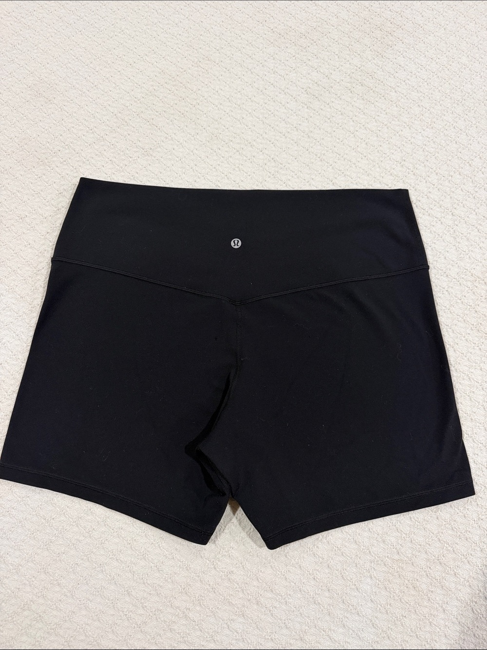 lululemon athletica Black High-Rise Bike Shorts 6”